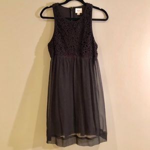 ECI // Black Razor Back Dress